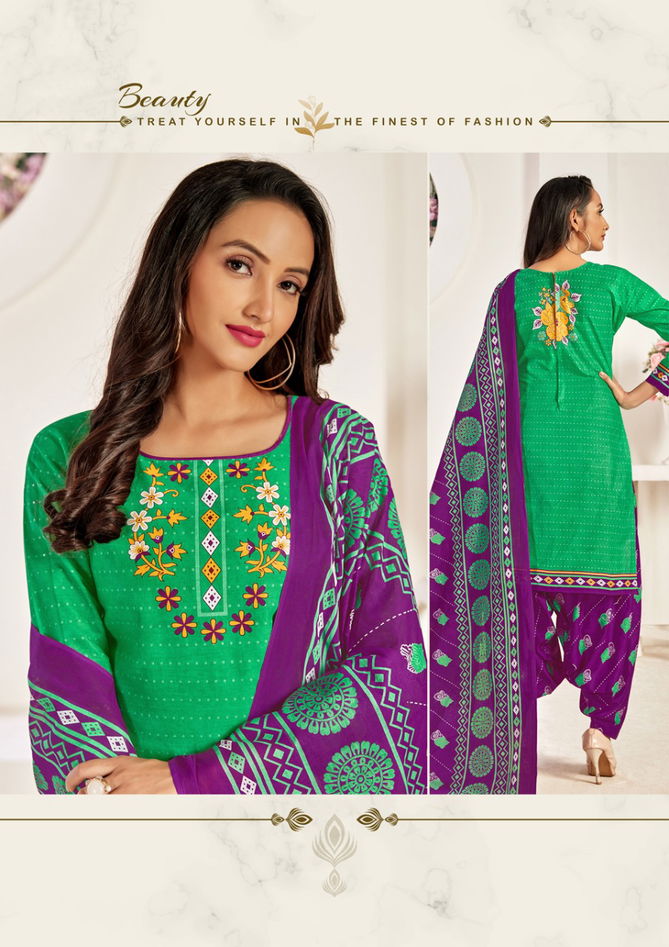 Akash Padmavati 14 Casual Daily Wear Cotton Printed Dress Material Collection